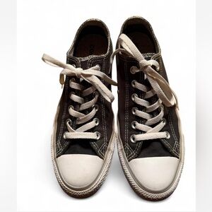 Black and White converse shoes